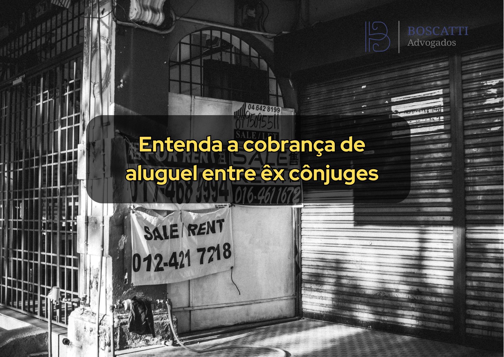 cobrança de aluguel entre ex cônjuges